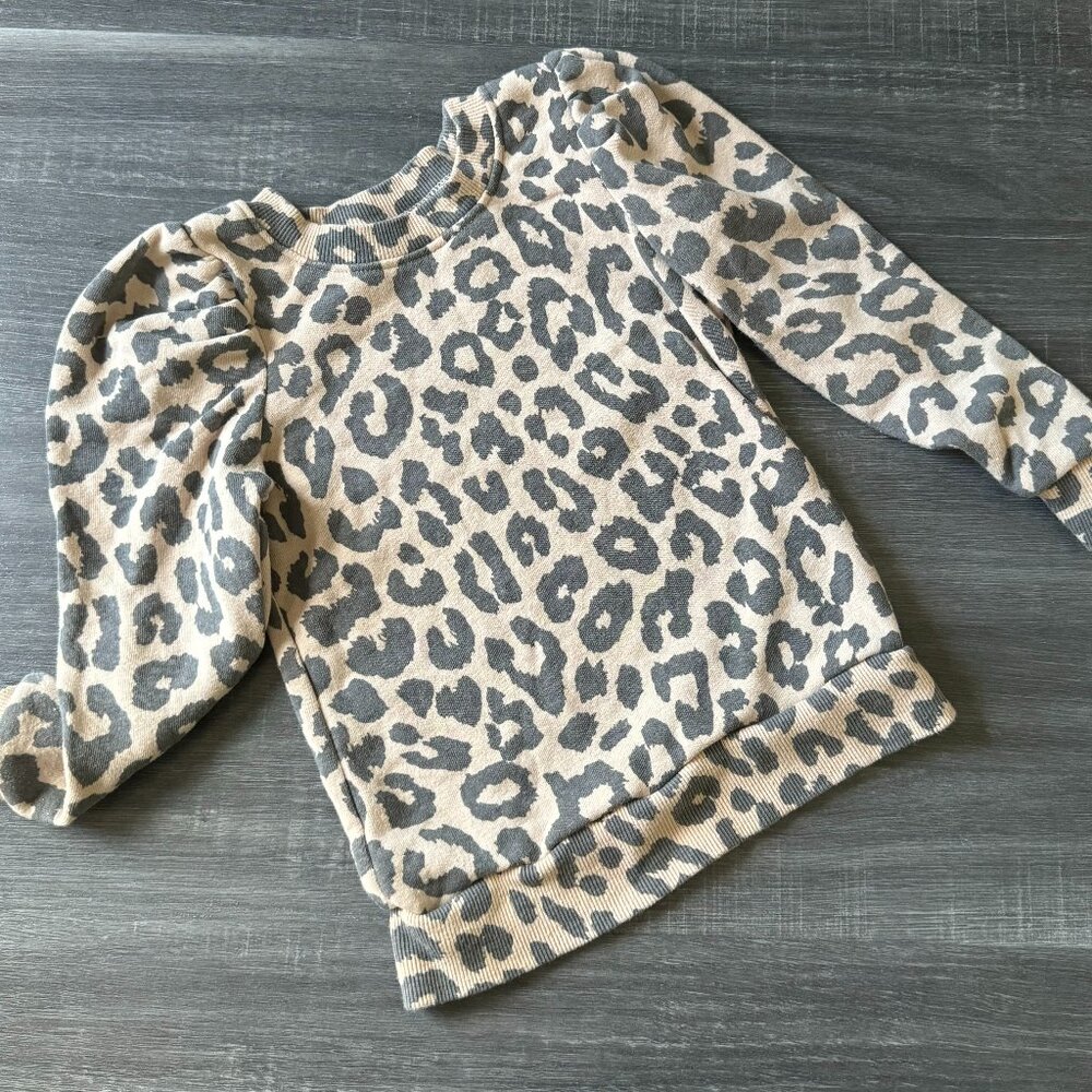 Girls 4T Puffed Sleeve Sweatshirt
